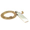 Stainless Steel Rose Gold Snake Chain with Silver Pendant