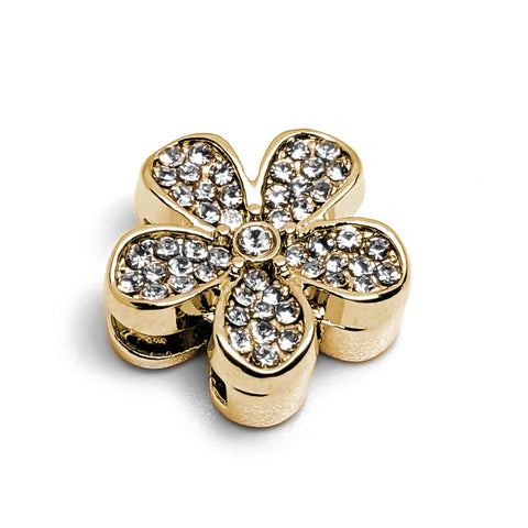 Crystal Magnolia Flower Charm