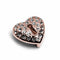 Crystal Heart Under Lock Charm