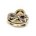 Heart Crystal Infinity Charm