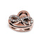 Heart Crystal Infinity Charm