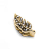 Crystal Rowan Leaf Charm